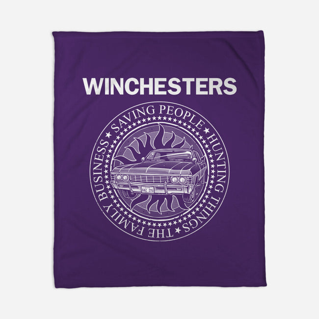 Emblem Of The Hunt-None-Fleece-Blanket-glitchygorilla