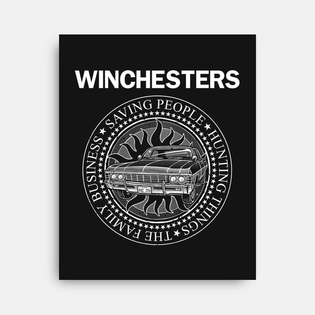 Emblem Of The Hunt-None-Stretched-Canvas-glitchygorilla