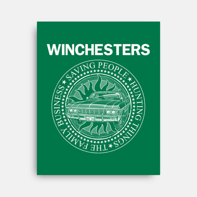 Emblem Of The Hunt-None-Stretched-Canvas-glitchygorilla