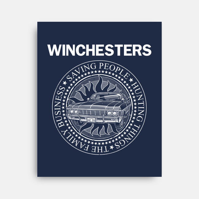 Emblem Of The Hunt-None-Stretched-Canvas-glitchygorilla