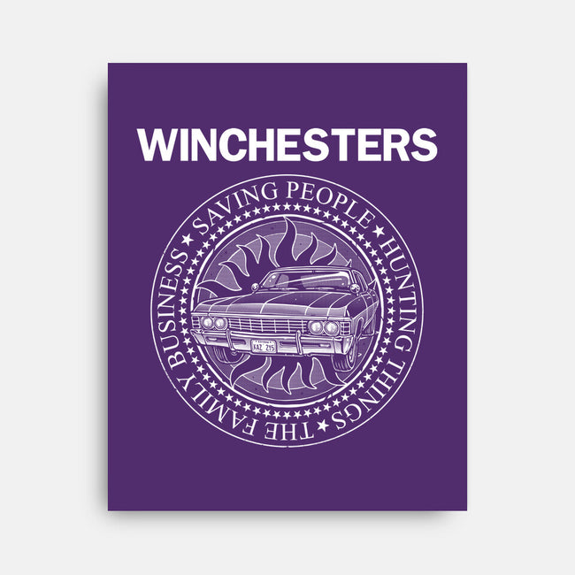 Emblem Of The Hunt-None-Stretched-Canvas-glitchygorilla