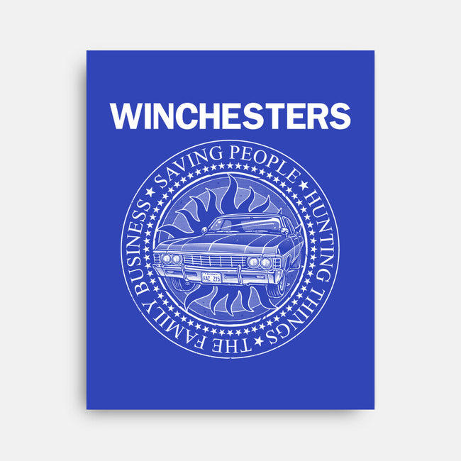 Emblem Of The Hunt-None-Stretched-Canvas-glitchygorilla