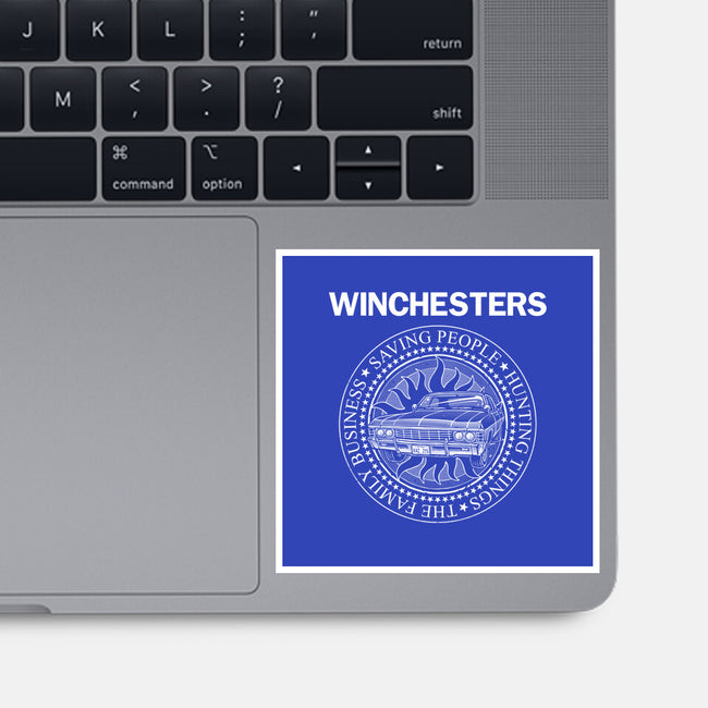 Emblem Of The Hunt-None-Glossy-Sticker-glitchygorilla