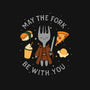 May The Fork Be With You-None-Polyester-Shower Curtain-Loobs
