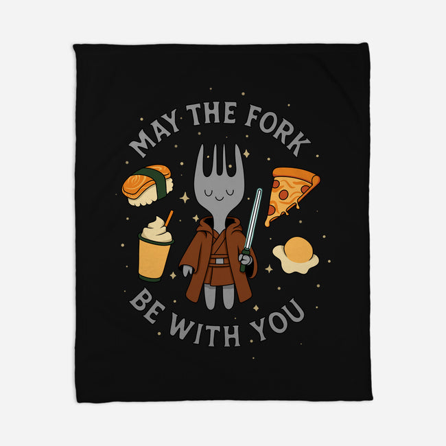 May The Fork Be With You-None-Fleece-Blanket-Loobs