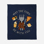 May The Fork Be With You-None-Fleece-Blanket-Loobs