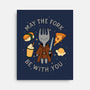 May The Fork Be With You-None-Stretched-Canvas-Loobs