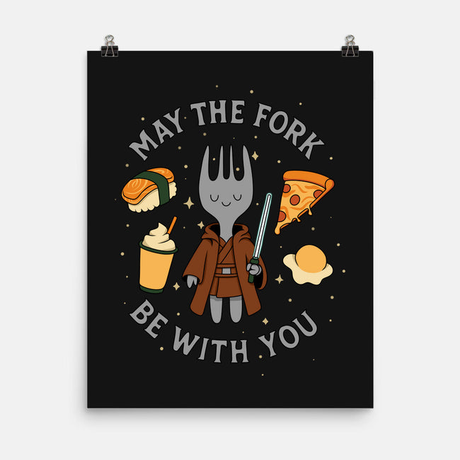 May The Fork Be With You-None-Matte-Poster-Loobs
