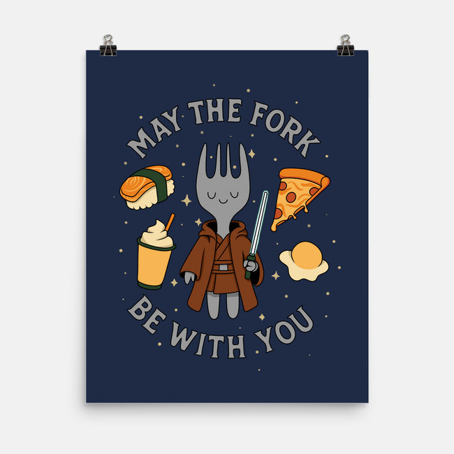 May The Fork Be With You-None-Matte-Poster-Loobs