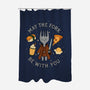 May The Fork Be With You-None-Polyester-Shower Curtain-Loobs