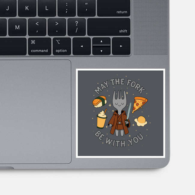 May The Fork Be With You-None-Glossy-Sticker-Loobs