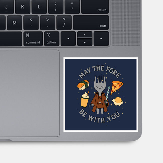 May The Fork Be With You-None-Glossy-Sticker-Loobs