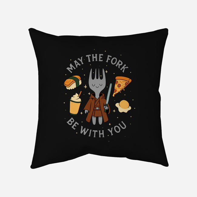 May The Fork Be With You-None-Removable Cover w Insert-Throw Pillow-Loobs