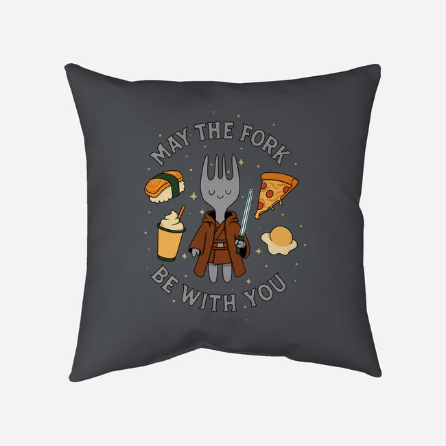 May The Fork Be With You-None-Removable Cover w Insert-Throw Pillow-Loobs
