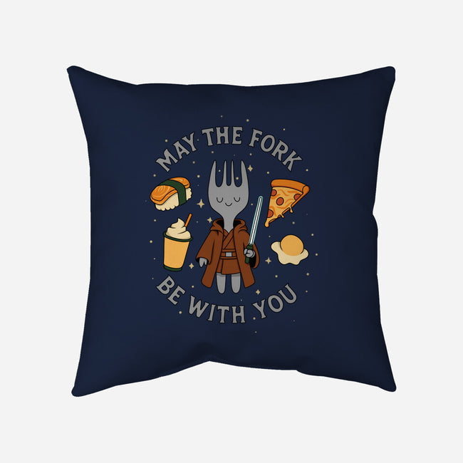 May The Fork Be With You-None-Removable Cover w Insert-Throw Pillow-Loobs