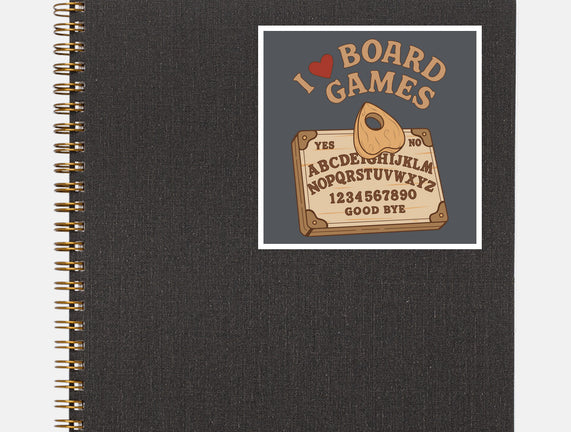 I Love Board Games Black