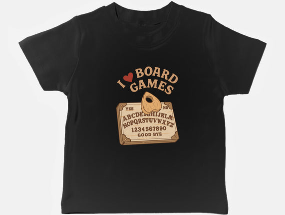I Love Board Games Black