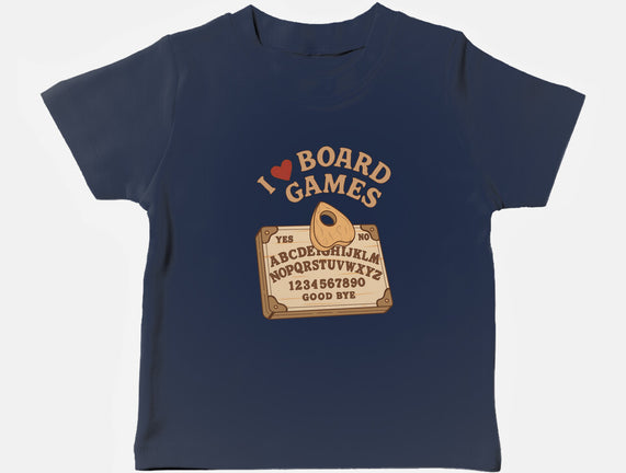 I Love Board Games Black
