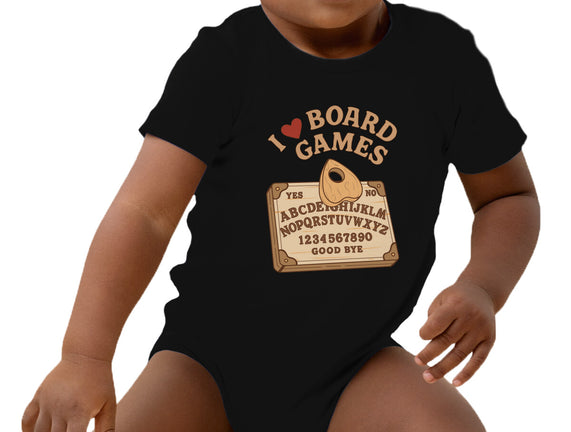 I Love Board Games Black