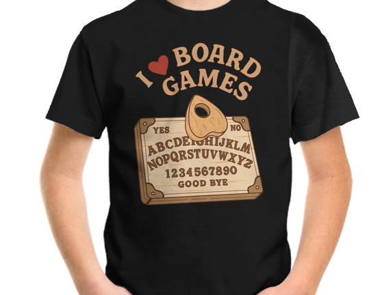I Love Board Games Black
