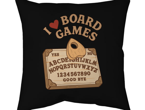 I Love Board Games Black