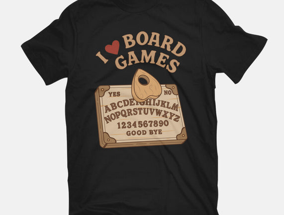 I Love Board Games Black