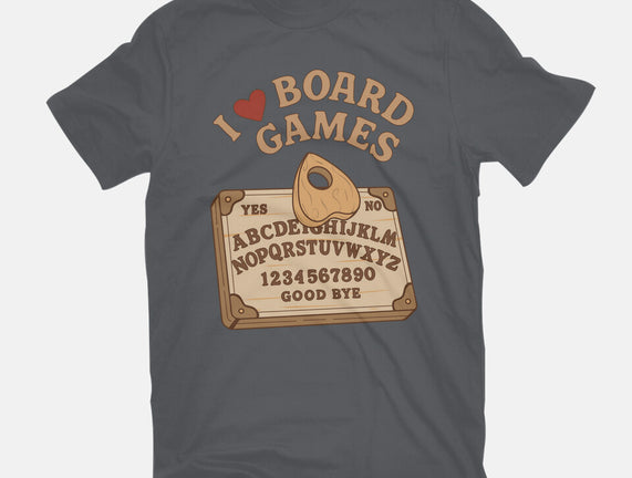 I Love Board Games Black