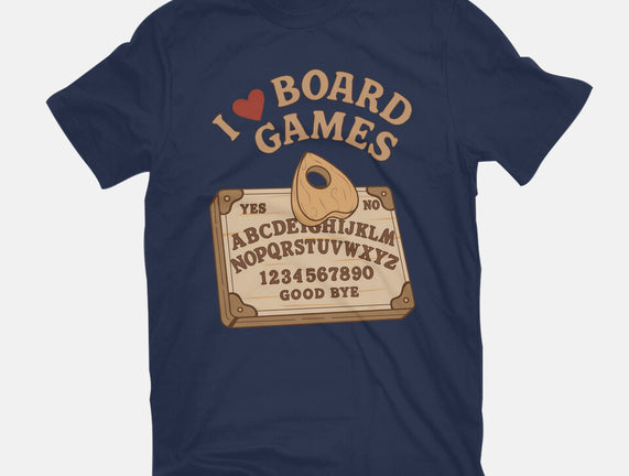 I Love Board Games Black