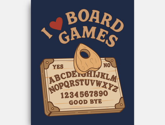 I Love Board Games Black