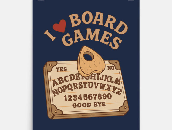 I Love Board Games Black