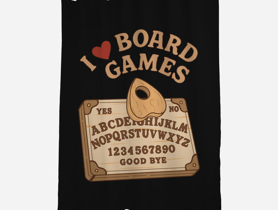 I Love Board Games Black