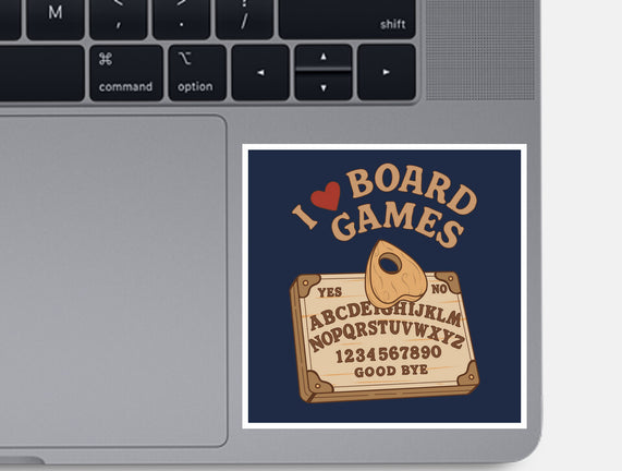 I Love Board Games Black