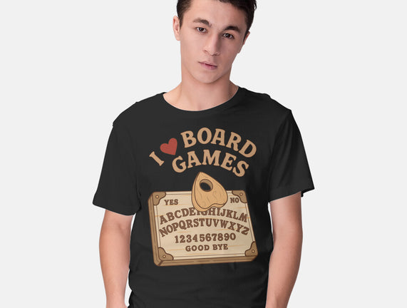 I Love Board Games Black