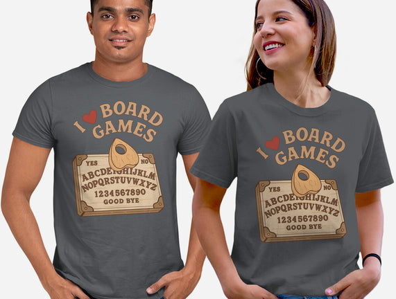 I Love Board Games Black