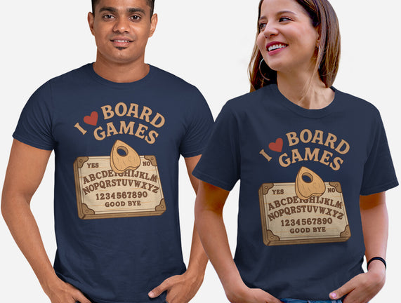 I Love Board Games Black