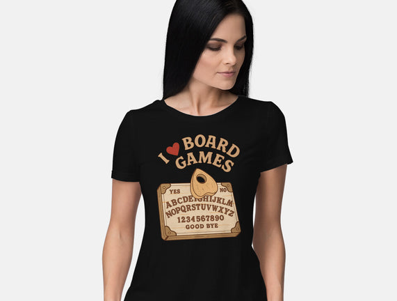 I Love Board Games Black
