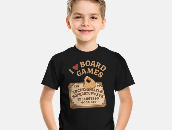 I Love Board Games Black