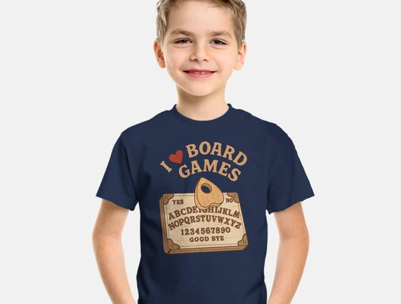 I Love Board Games Black