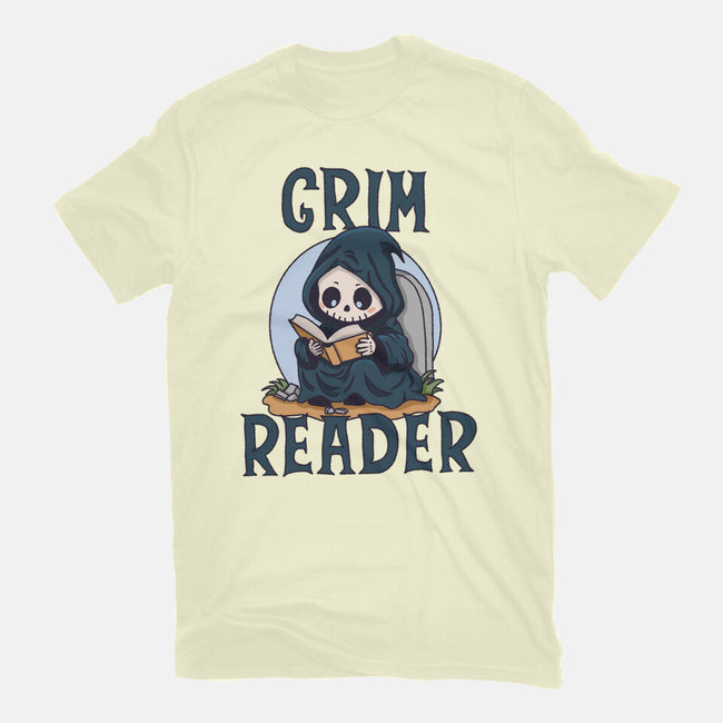 Grim Reader-Mens-Basic-Tee-Loobs
