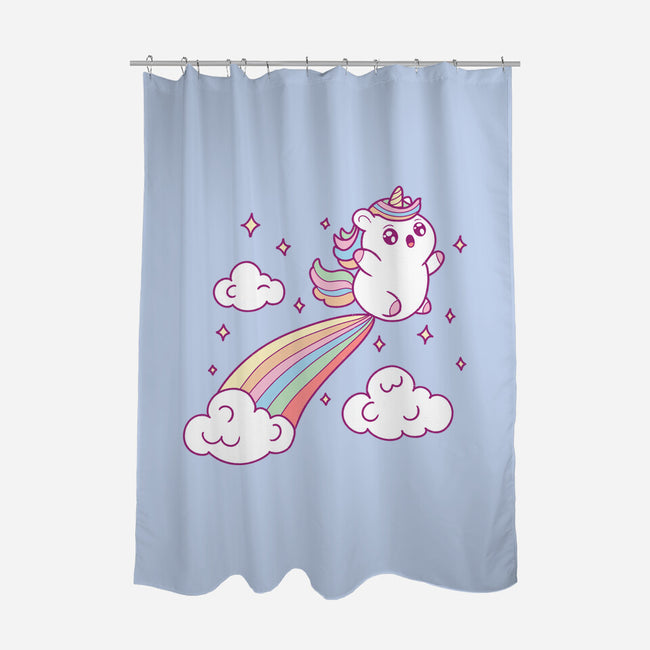 Fartcorn-None-Polyester-Shower Curtain-Loobs