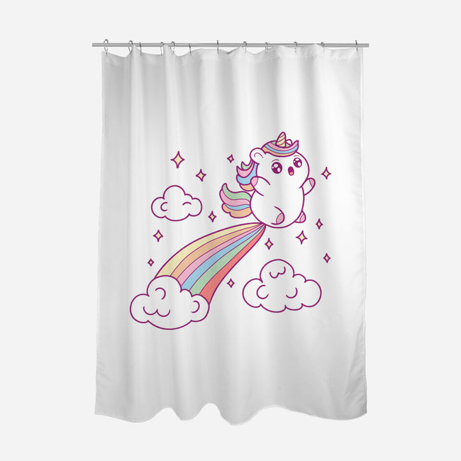 Fartcorn-None-Polyester-Shower Curtain-Loobs