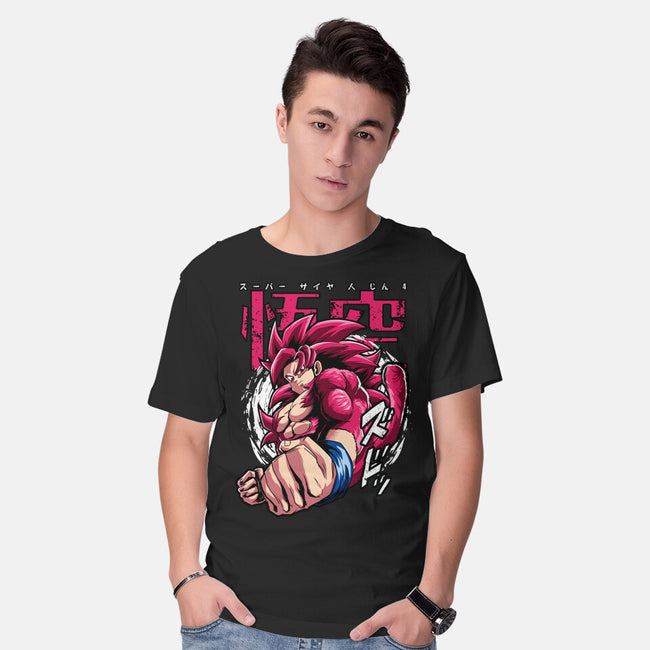 Super Saiyan 4 Returns-Mens-Basic-Tee-Diego Oliver