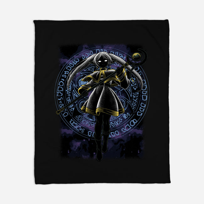 Freiren Shadow Nebula-None-Fleece-Blanket-Astrobot Invention