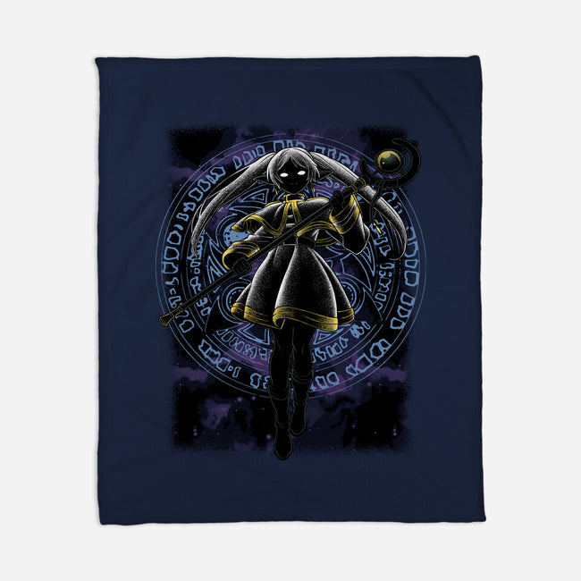 Freiren Shadow Nebula-None-Fleece-Blanket-Astrobot Invention