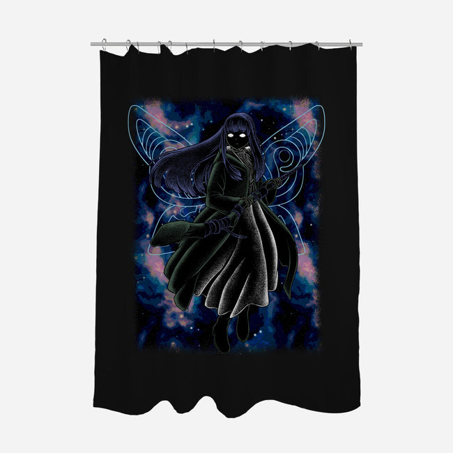 Fern Shadow Nebula-None-Polyester-Shower Curtain-Astrobot Invention