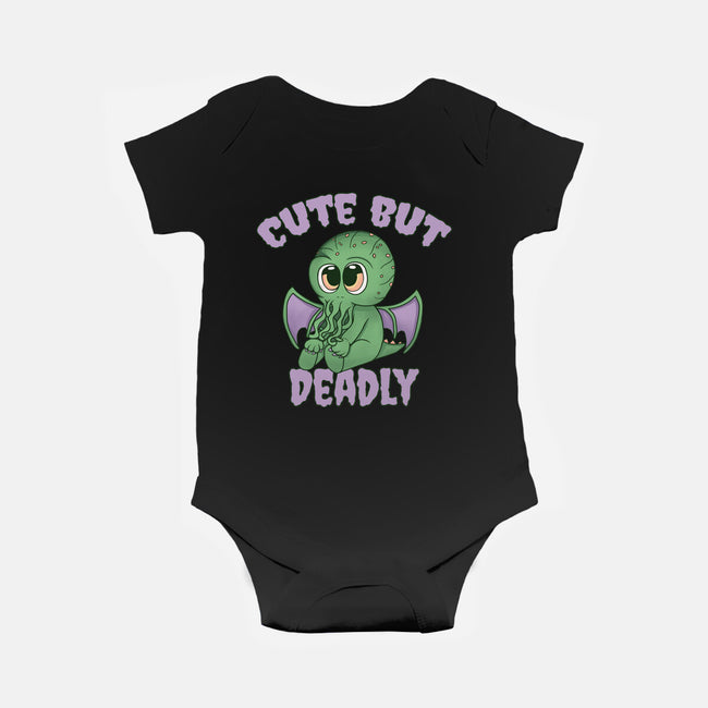 Cute But Pretty Deadly-Baby-Basic-Onesie-Loobs