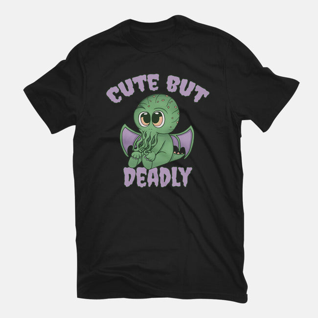 Cute But Pretty Deadly-Womens-Basic-Tee-Loobs