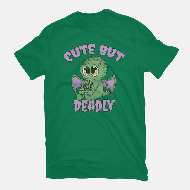 Cute But Pretty Deadly-Womens-Basic-Tee-Loobs