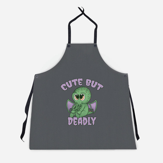 Cute But Pretty Deadly-Unisex-Kitchen-Apron-Loobs