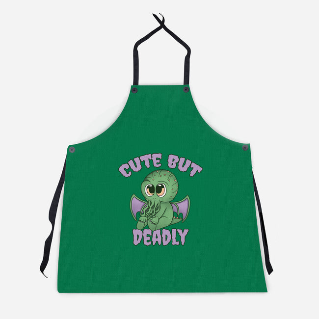 Cute But Pretty Deadly-Unisex-Kitchen-Apron-Loobs